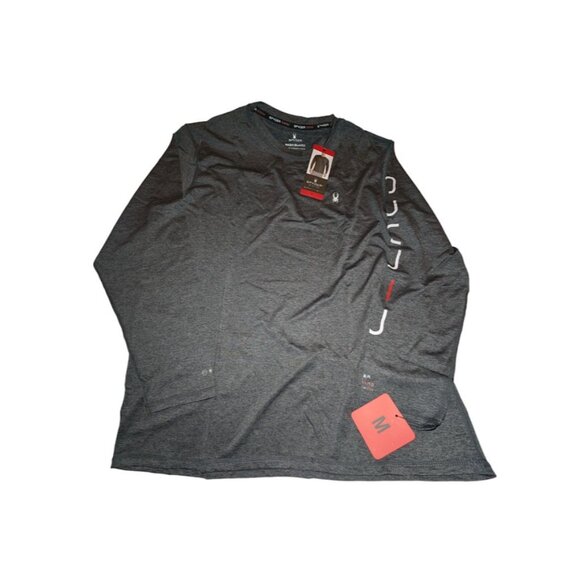 Spyder Other - Spyder Swim Men's Rash Guard Black Med Long Sleeve Shirt UPF50 New With Tags NWT